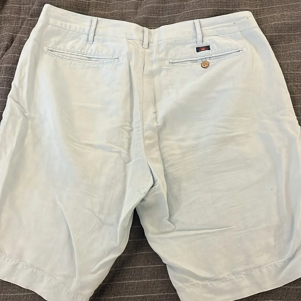 Faherty light blue shorts